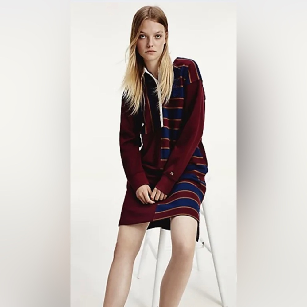 Tommy Hilfiger midi cotton dress, S